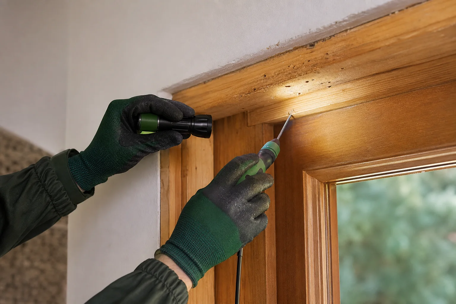 Inspección técnica de madera para termitas y carcoma